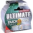 Duck Tape Ultimate Cloth Tape Clear 50mm x 20m. The ultimate high strength waterproof gaffer and duct adhesive cloth repair tape