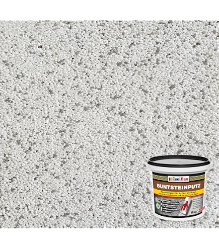 Produktbild von Isolbau Buntsteinputz Dekorputz Innen Außen 20kg Buntsteinputz Mosaikputz 1-2mm SOP1 Anthrazit - Wandputz Aus Bayern Innen Außen Putz Bayern Mosaikputz Buntsteinputz