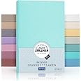 Julius Zöllner Jersey Spannbettlaken für Baby- & Kinderbett, 100% Jersey-Baumwolle, OEKO-TEX Standard 100 zertifiziert, Größe