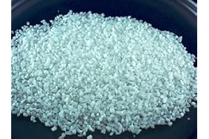 Ullmannglass Dekosand - Glasbruch - Farbsand - Glaspulver im 500g Beutel (Weiss, mittlefeine - Körnung ca. 0,3cm)