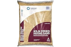 TARMAC Grove & Gravel Kiln Dried Sand Brushing in Joint Gap Filling Paving Block Slabs Patio and Drives Fine Dry Aggregate Silica Large Sand Bag
