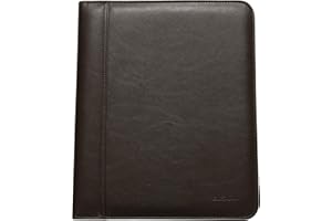 Ben Sherman Faltbares Padfolio Schreibblock Lebenslaufordner Business Portfolio Dokumentenmappe für Schule, Arbeit oder Reisen, braun (Braun) - 150161