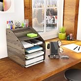 Mingitav Design OTTO Large Modest - 6 Colors A4 Document Rack Desktop Organizer Organizer (Walnut)