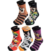 Calzini Donna Looney Tunes - Confezione Da 4 Paia Divertenti E Comodi