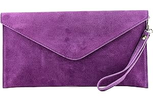 MODAMODA DE - MADE IN ITALY Modamoda de, T106 – Borsa in pelle, clutch da sera, produzione italiana