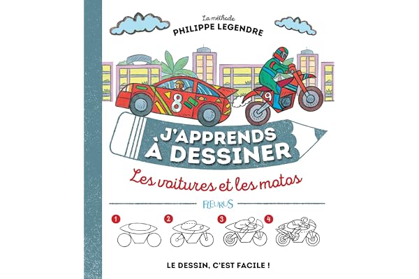 J'apprends à dessiner les voitures et les motos