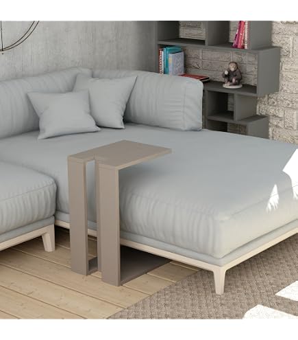 Table D'Appoint En Acrylique Moderne Transparent PFOIBOU - 40 X 28 X 40 Cm Pour Salon, Chambre, Douche Ou Bureau