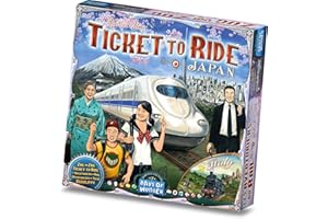 Days of Wonder, Ticket to Ride Japan Board Game EXPANSION, Ages 8+, For 2 to 5 players, Average Playtime 30-60 Minutes