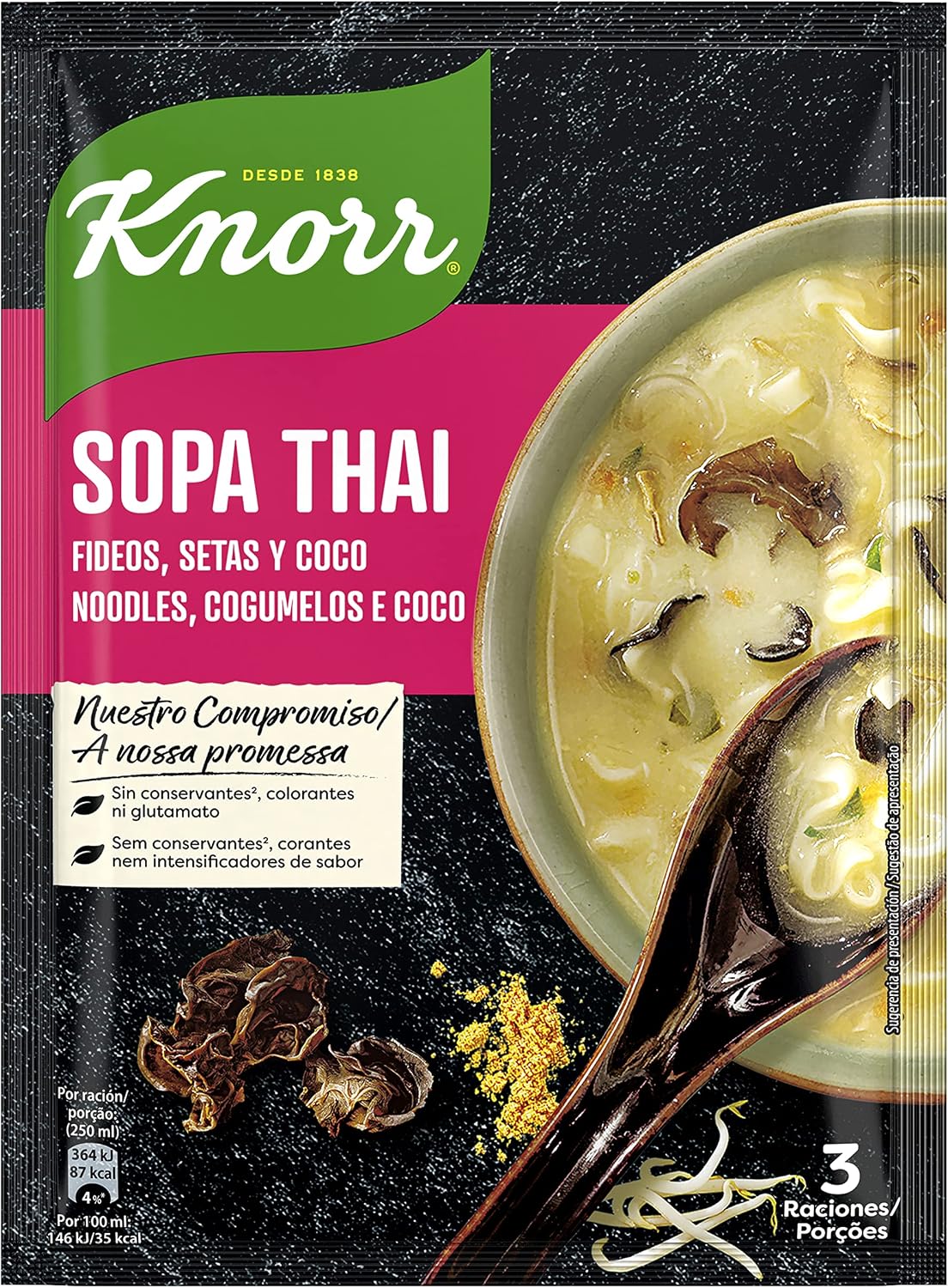 Knorr Sopa Deshidratada Thai 69g