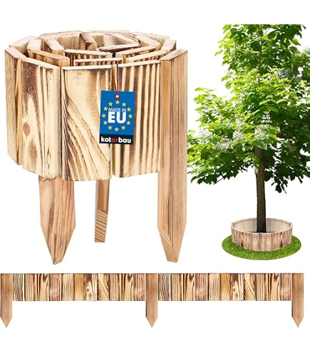 Clôtures Décoratives Poteau Bois Carré 7x7cm - Hauteur 100cm - Pour Clôture & Pergola Chevron Bois 4m