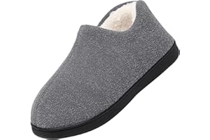 Mishansha Pantofole Uomo Invernali Ciabatte Donna Memory Foam Pantofola Caldo, Gr.36-48