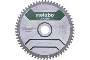 Metabo - 6.28066 - Lame de scie circulaire - HW/CT 216 x 2,4/1,8 x30 mm