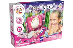 Science4you - Nagel Salon für Kinder +8 Jahre - Nagelstudio für Mädchen: Experimente um im Nagellack Leuchtet im Dunkeln herzustellen - Wissenschaft Kinder und Lernspiele ab 8 Jahre