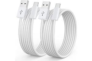 USB C Kabel, [2 Stück 2m+2m] 3.1A Ladekabel USB C Schnellladekabel, USB A auf USB C Kabel für Samsung S25 S24 S23 Ultra Note 10 iPhone 16 15 Pro Max iPad Pixel usw