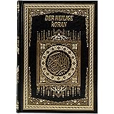 Koran Arabisch Deutsch Schwarz + Übersetzung + Hardcover Große Schrift inkl. Lautschrift für Anfänger - Quran Transkription -