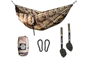 Monkey Swing Hängematte inkl. Aufhängeset I 275 x 140 cm I Outdoor, Travel, Trekking & Camping, Reise-Hängematte, Garten, Strand