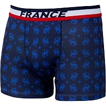 Boxer Officiel Equipe De France FFF - Collection Supporteur 2 Étoiles - Taille Homme