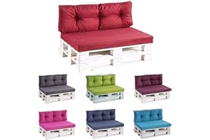 Gutekissen® Cojines para palets Cojines para palets PPF (Respaldo 120x40 Acolchado, Cal)