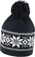 Result Headwear Unisex Bommel-Mütze Fair Isle Knitted Hat