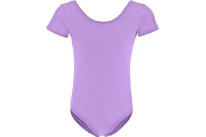 ‎TANZMUSTER tanzmuster ® Sally girls' short-sleeved ballet suit, size 92-170, made of soft cotton fabric