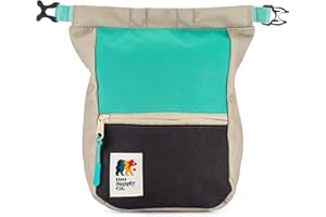 Oso Supply Co - Crux Bouldering Chalk Bucket, Large Size Chalk Bag for Rock Climbing, Chalk Pot with Magnetic Closure, Zippered Pockets and Mesh Pouch for Climbers, Weightlifting, Gymnastics