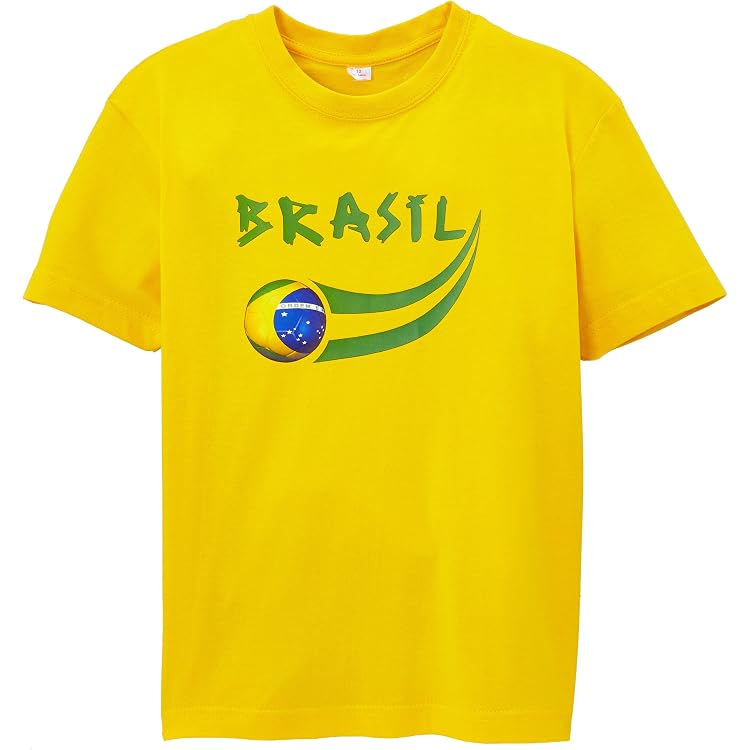 Maillot De Football Brésil 2025 Pour Enfant - Ensemble 2 Pièces (haut + Short), Tissu Léger été