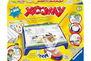 Ravensburger Xoomy® Maxi A4 18142 - Zeichnen und Malen Lernen für Kinder ab 6 Jahren, Über 300 Motiven und 6,5m Papierrolle für unendlichen Zeichenspaß