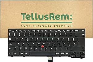 TellusRem Teclado de respuesto Español retroiluminado para Lenovo Thinkpad T431 T431S E431 T440 T440P T440S E440 L440 T450 T450S T460 L450 T440E