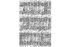 Sizzix 3-D Texture Fades Embossing Folder 664760 Typewriter by Tim Holtz One Size, Multicolour. Personalize and Customize Your Projects with Typewriter by Tim Holtz!