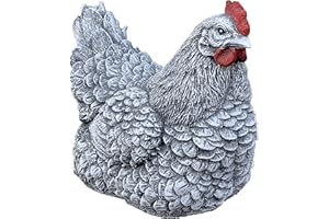 Stone and Style - Figura de gallina (piedra, resistente a las heladas, resistente a la intemperie)
