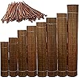 Ogrodzenia Wiklinowe Lot De 10 Clôtures En Osier - 120 Cm X 20 Cm - Bordure Jardin Naturelle
