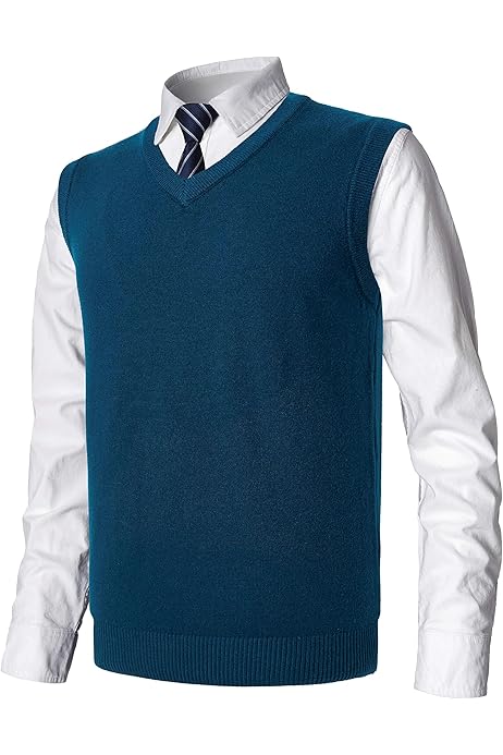 Pull Sans Manche Col V Homme Gilet Sans Manches Col V Tricot