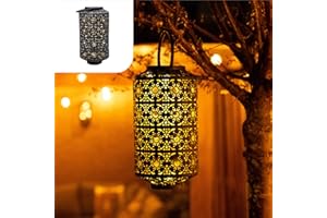 Gadgy Solarlaterne für außen Garten XL - Wasserdichte Orientalische Laterne - Solarlampe für außen tisch für nachhaltige Beleuchtung - Solar Laterne - Garten Deko Outdoor