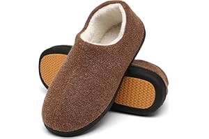 Mishansha Pantofole Uomo Ciabatte Invernali Memory Foam Pantofole Calde Gr.39-48