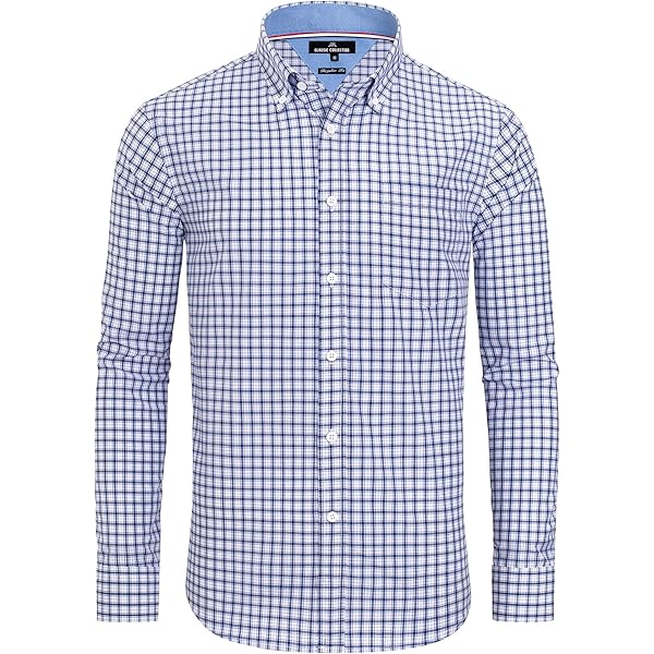J.VER Camicia Uomo Button Down A Maniche Lunghe - Tessuto Elasticizzato, Antipiega, Colore Argento - 3