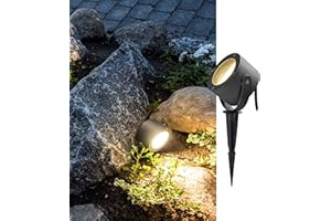 Slv luminaria de estaca SITRA 360 Spike/Lámpara iluminar el jardín, proyector de Exterior / GX53 IP44 9 W Antracita, Anthracite
