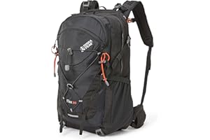 Terra Peak® Sac à dos de randonnée 30L (FLEX 30) moyen pour femme et homme - Sac a dos de trekking, chasse et voyage (respirant, imperméable) - Sac alpinisme, escalade et de jour (ergonomique)
