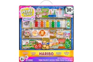 MGA's Miniverse Make It Mini Haribo Multipack - Mini Objets à Collectionner, Résine DIY, Réplique de Bonbons, Créations Assorties, Non Comestibles - pour Les Collectionneurs, Dès 8 Ans