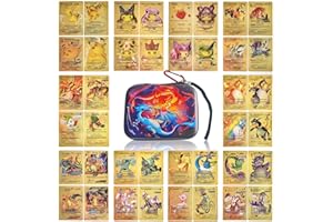 PAGEMS Deutsch 88 Pack Gold Karten,2023 New Deck Box, Seltene Folien,Perfekt für Geburtstag & Weihnachten, No Duplication