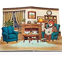 CUTPOPUP Camping Happy Fathers Day Card, Birthday Cards For Men, Dad