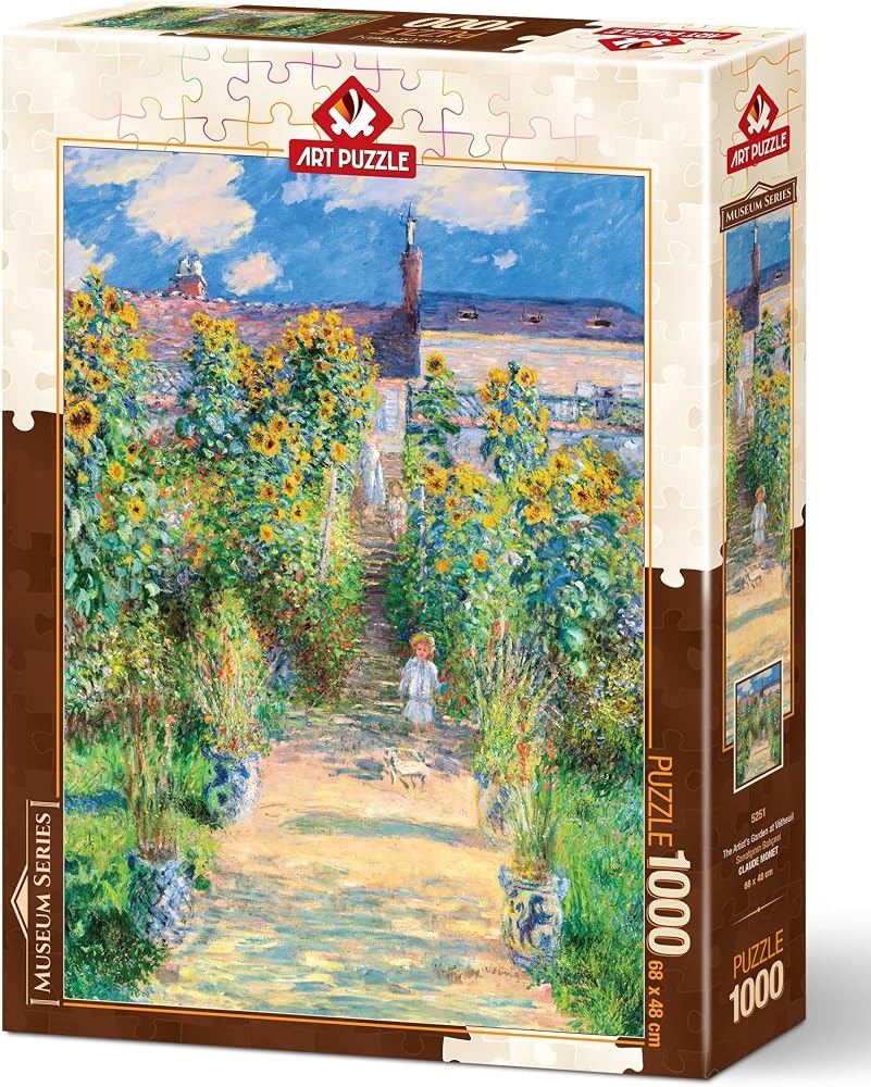 Art Puzzle Sanatçının Bahçesi, Claude Monet 1000 Parça Puzzle