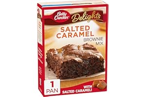 Betty Crocker Delights Salzed Caramel Brownie Mix, 521 g