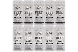 ‎CRAFTSMAN FINEST FOODS Craftsman Beef Bar Original (20 x 28 g) | Jerky Riegel Set | Jerky Bar | 100% natürlicher Rindfleischriegel | ohne Zuckerzusatz | High Protein Riegel | Fleisch Snack glutenfrei