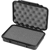 MAX Cases - MAX002HDS.079 Black - Airtight Suitcase with Pre-Cut Foam to High Density Cubes - Internal Dimensions 212 x 140 x
