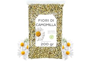 EPEL Camomilla Fiori 200 gr - Fiori di Camomilla Secchi - Camomilla - Camomilla Dolce Gusto - Fiori di Camomilla Essiccati - Camomilla Sfusa (200 gr)