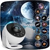 Macchiatto Upgrade Planetary Projector Pro, Star Projector Galaxy Bedroom with 13 Planetary Discs, Night Light, Time, Focus a