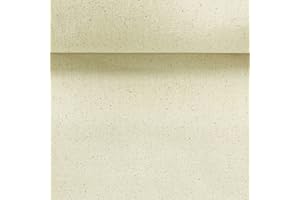 IK SIKD Tela de Loneta Lisa por Metros 100% algodón crudo sin blanquear. 3x1,70 m para Manualidades, Cortinas, Tapizar Sillas o Sofás. Pique "Panama". Calico. Lienzo Moreno (270 Gr)