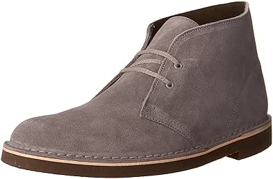 clarks bushacre 2 grey suede