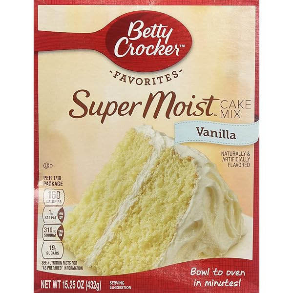 Betty Crocker SuperMoist French Vanilla Cake Mix | Walmart Canada