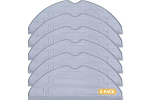 ISINLIVE 6 panni S8 Pro Ultra per aspirapolvere Roborock S8 Pro Ultra compatibili con VibraRise 2.0, in microfibra agli ioni di argento, inodore